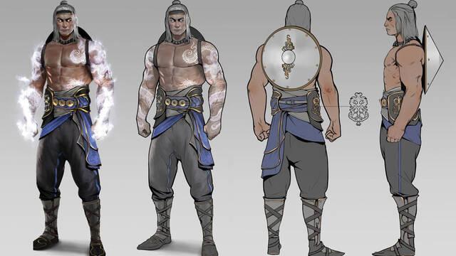 Mortal Kombat 11 - Ilustraciones - mk11 liu kang concept artwork