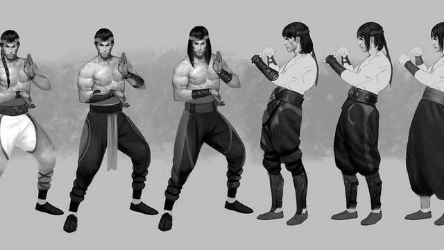 Mortal Kombat 11 - Ilustraciones - mk11 liu kang outfit art