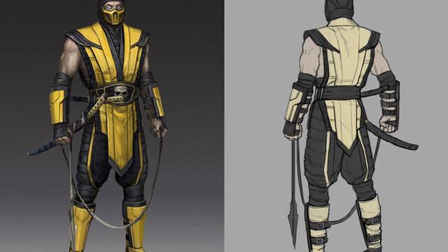 Mortal Kombat 11 - Ilustraciones - mk11 scorpion concept art