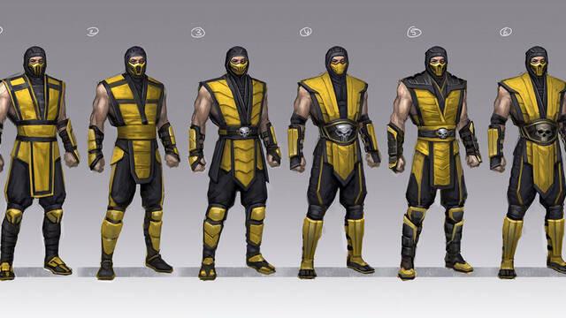 Mortal Kombat 11 - Ilustraciones - mk11 scorpion outfit art