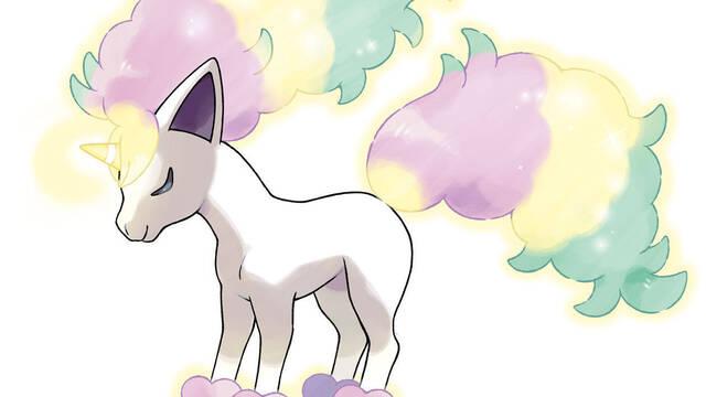 Pokmon Espada y Escudo - Ilustraciones - pss galarian ponyta glistening mane