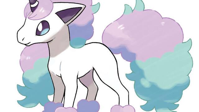 Pokmon Espada y Escudo - Ilustraciones - pss galarian ponyta