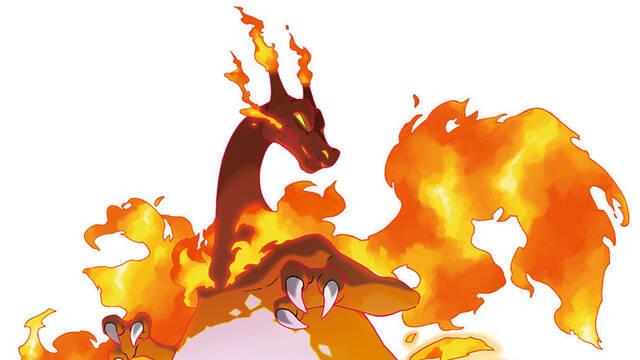 Pokmon Espada y Escudo - Ilustraciones - pss gigantamax charizard attack