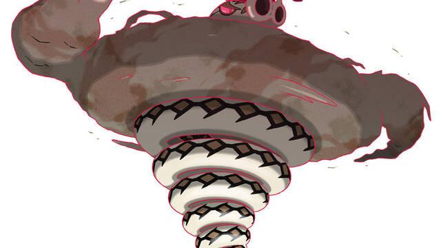 Pokmon Espada y Escudo - Ilustraciones - pss gigantamax sandaconda