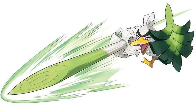 Pokmon Espada y Escudo - Ilustraciones - pss sirfetchd meteor assault