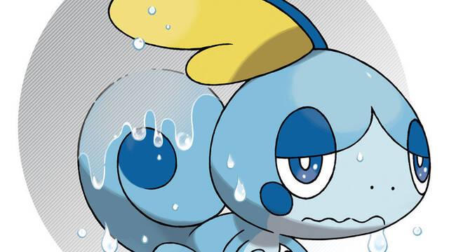 Pokmon Espada y Escudo - Ilustraciones - pss sobble in water bubble