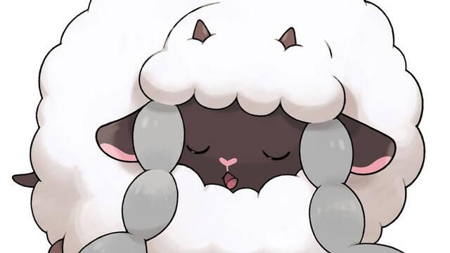 Pokmon Espada y Escudo - Ilustraciones - pss wooloo sleeping