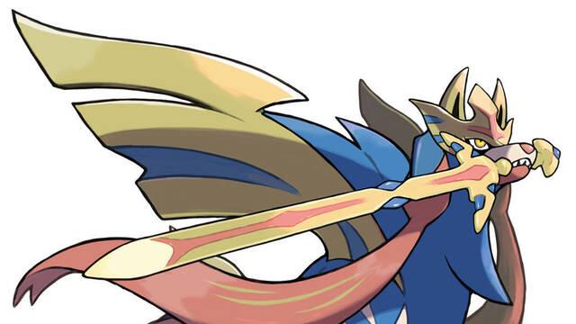 Pokmon Espada y Escudo - Ilustraciones - pss zacian main art