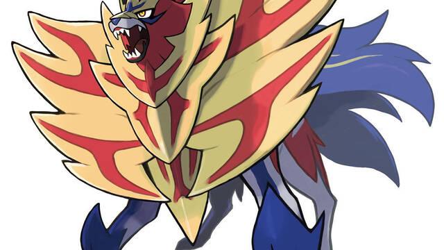 Pokmon Espada y Escudo - Ilustraciones - pss zamazenta main art