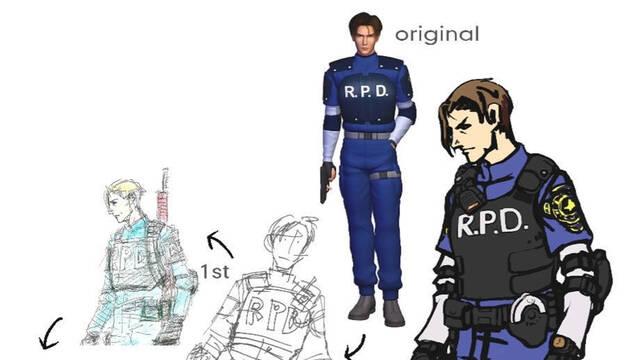 Resident Evil 2 - Ilustraciones - re2 leon s kennedy concept