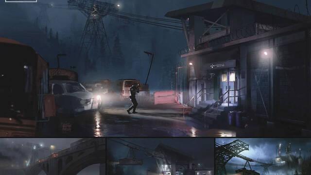 Resident Evil 2 - Ilustraciones - re2 raccoon city cable car