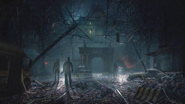 Resident Evil 2 - Ilustraciones - re2 raccoon police department gate