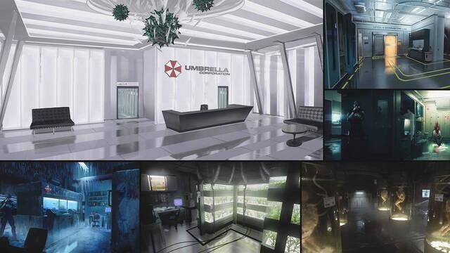 Resident Evil 2 - Ilustraciones - re2 umbrella corporation lab