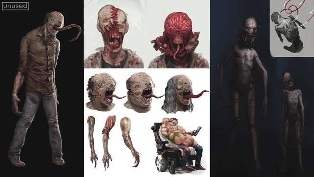 Resident Evil 2 - Ilustraciones - re2 unused mutants