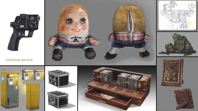 Resident Evil 2 - Ilustraciones - re2 weapons and items