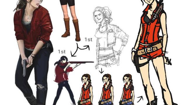 Resident Evil 2 - Ilustraciones - re2 claire redfield concept