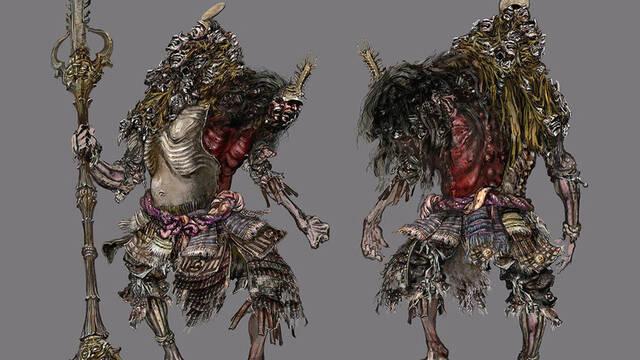 Sekiro - Ilustraciones - ssdt shichimen warrior