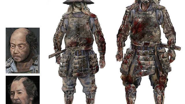Sekiro - Ilustraciones - ssdt tamura soldier