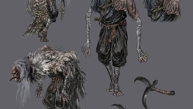 Sekiro - Ilustraciones - ssdt brown nightjar