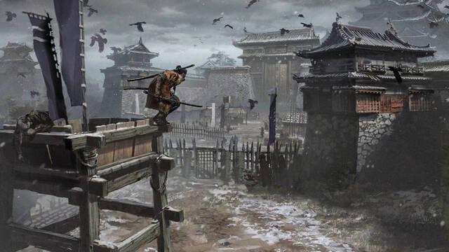 Sekiro - Ilustraciones - ssdt castle guard tower