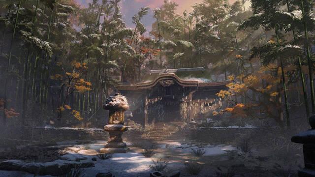 Sekiro - Ilustraciones - ssdt dilapidated temple