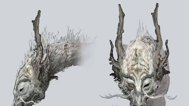 Sekiro - Ilustraciones - ssdt divine dragon head