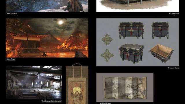 Sekiro - Ilustraciones - ssdt environment art