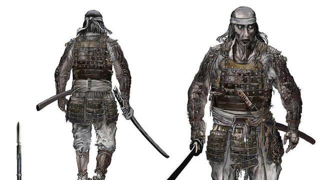 Sekiro - Ilustraciones - ssdt fallen soldier