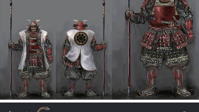 Sekiro - Ilustraciones - ssdt general tamura concept