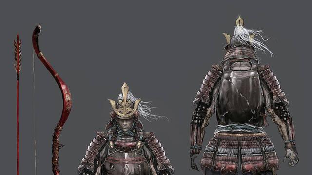 Sekiro - Ilustraciones - ssdt genichiro ashina concept