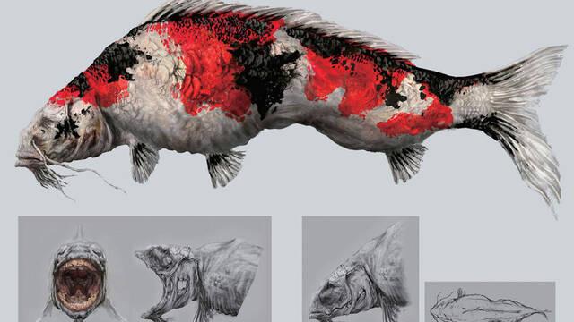 Sekiro - Ilustraciones - ssdt great colored carp