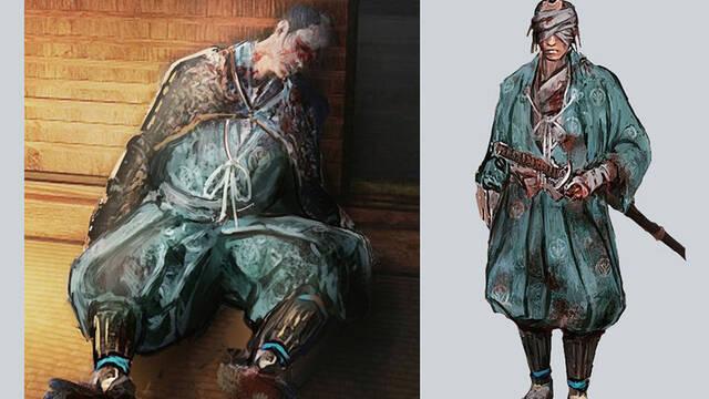 Sekiro - Ilustraciones - ssdt inosuke nogami