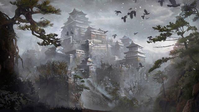 Sekiro - Ilustraciones - ssdt ashina castle