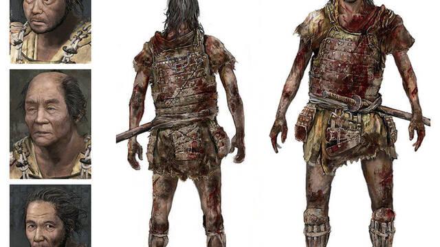 Sekiro - Ilustraciones - ssdt ashina soldier