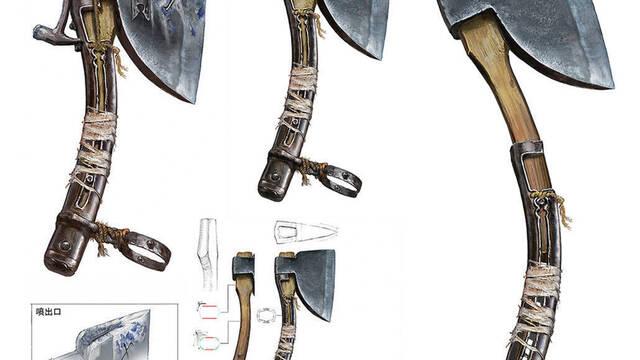 Sekiro - Ilustraciones - ssdt loaded axe