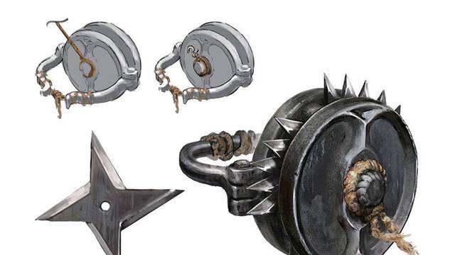 Sekiro - Ilustraciones - ssdt loaded shuriken