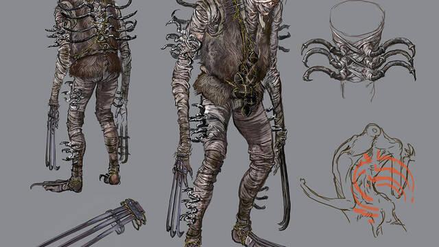 Sekiro - Ilustraciones - ssdt long arm centipede