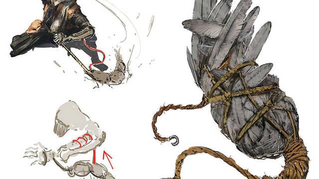 Sekiro - Ilustraciones - ssdt mist raven