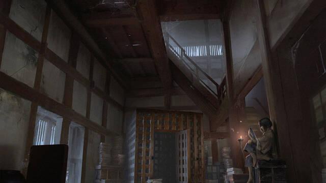 Sekiro - Ilustraciones - ssdt moon viewing tower interior