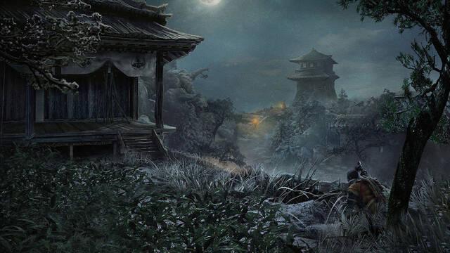 Sekiro - Ilustraciones - ssdt moon viewing tower