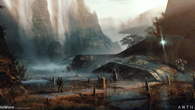 Anthem - Ilustraciones - ken fairclough swamp ruins