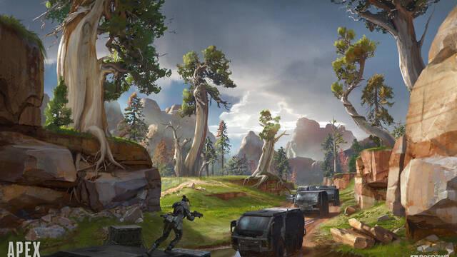 Apex Legends - Ilustraciones - cliff childs cc canyonrox