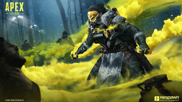Apex Legends - Ilustraciones - liam macdonald al legendary caustic 004
