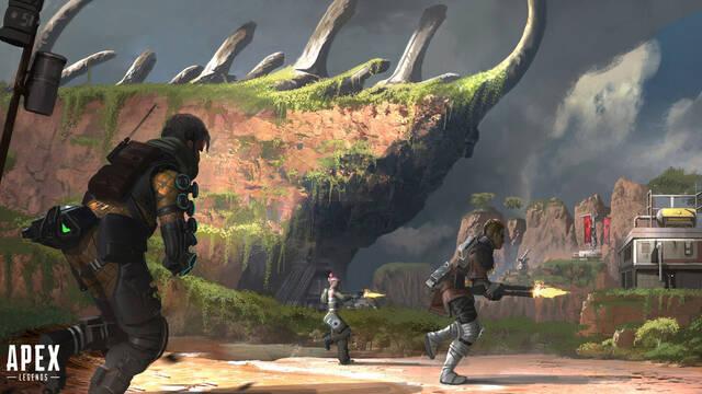 Apex Legends - Ilustraciones - jung park canyonland highvis