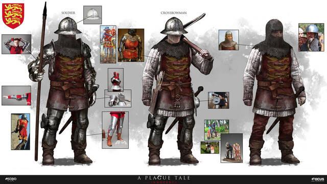 A Plague Tale - Ilustraciones - damien papet plantagenetsoldier