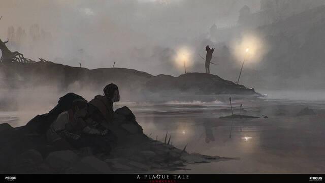 A Plague Tale - Ilustraciones - damien papet swamp
