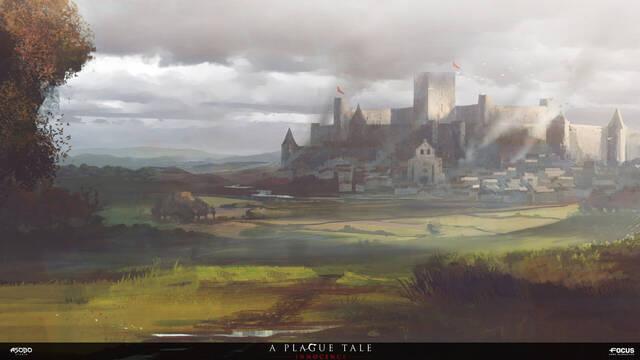 A Plague Tale - Ilustraciones - olivier ponsonnet castle