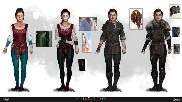 A Plague Tale - Ilustraciones - damien papet amicia