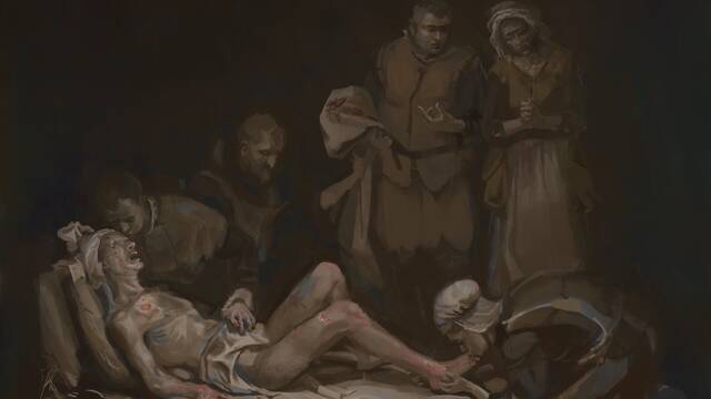 Blasphemous - Ilustraciones - juan miguel lopez barea besadores