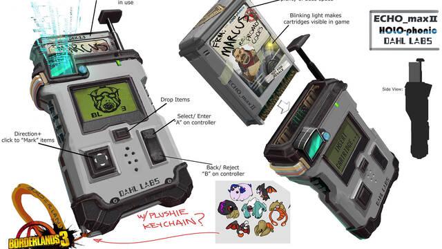 Borderlands 3 - Ilustraciones - adam ybarra echo